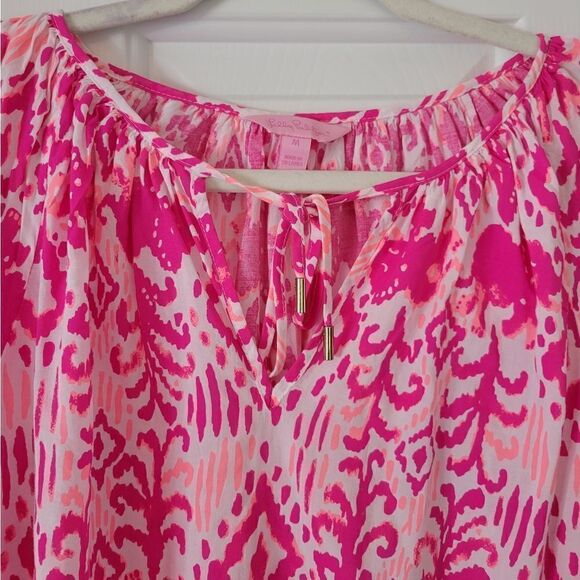 Lilly Pulitzer Willa top Sz M - Picture 4 of 8